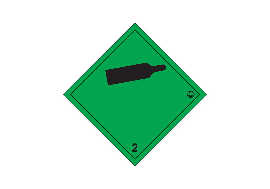 SYMBOL ADH NON-TOXIC FLAMMABLE GASES N° 2.2